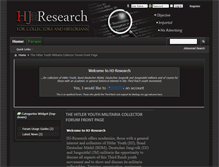 Tablet Screenshot of hj-research.com
